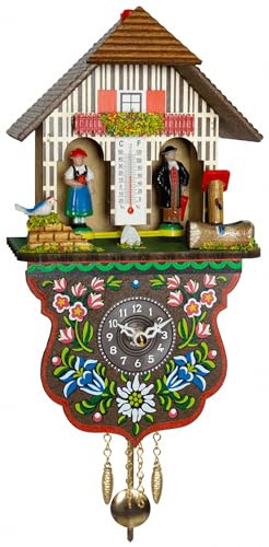 Trenkle Schwarzwalduhr Schwarzwaldhaus Wetterhaus TU 805 PQ