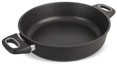 Original Gundel GUSS-KASSEROLLE, Ø 28 cm, Höhe 7,5 cm, BIOTAN-Oberfläche, Schmortopf mit backofenfesten Griffen