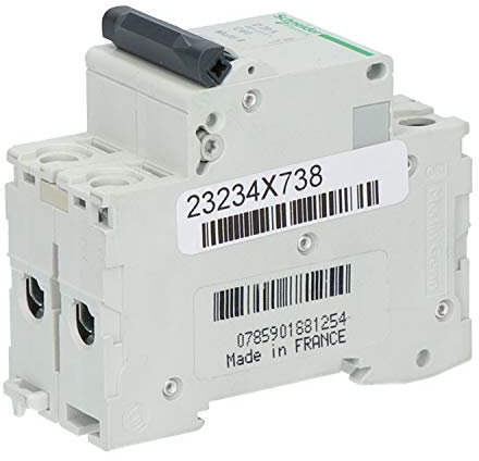 Schneider 24525 Disjoncteur différentiel C60 UL1077 2P 20A D caractère