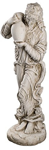 Birendy Statua decorativa in poliresina, resistente alle intemperie, grande (6 kg), altezza 74 cm