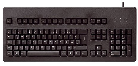 CHERRY G80-3000, Mechanische Tastatur, Deutsch QWERTZ, MX Black, Schwarz