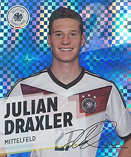 Carte pailletée / REWE DFB Coupe du monde 2014 Julian Draxler N° 22/34