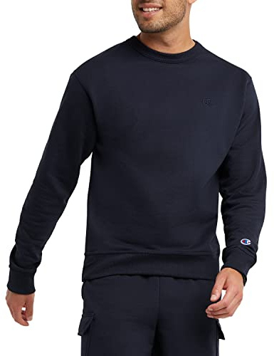Champion Herr powerblend tröja sweatshirt, marinblå, L