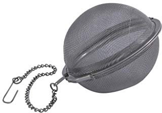 METALTEX Bola de té y Especias de Acero Inoxidable de 23,5 cm, Plateado