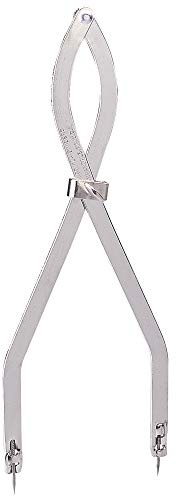 Malco 24-Inch Radius Divider for Sheet Metal Layout, Creates Circles up to 42-Inches, Nickel-Plated Steel Body with Replaceable Points, Fast-Adjusting Precision Scriber