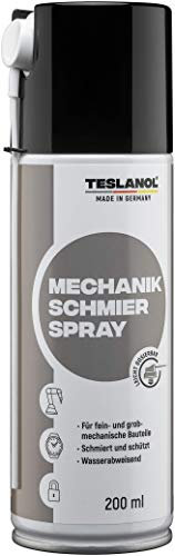 TESLANOL 26010 Universal Mechaniker Schmiermittel / Feinmechaniker Schmieröl für bewegliche Metallteile / Sprühöl Schutz Wartung Pflege / Schmierfett / 200 ml