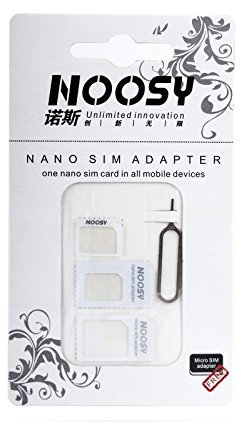 Noosy nano-SIM kit adattatore, 3 pezzi