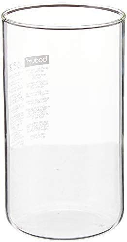 Bodum 01-10945-10 Kaffeepresse Ersatzbecher ohne Ausgießer, Borosilikatglas - 8 Tassen (1 L), transparent, Durchsichtig