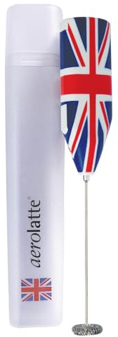 aerolatte Milk Frother with Storage Tube, Union Jack