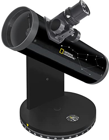 National Geographic Teleskop 76/350 Compact Dobson mit Tischstativ und umfangreichem Zubehör zum Start in die Astronomie