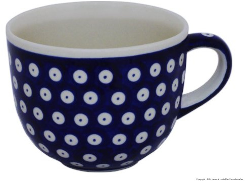 Bunzlauer Tasse à café au lait en céramique (tasse cappuccino) 0,35 l dans le décor 42