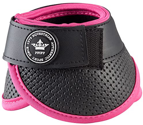 Pfiff 102042 Springglocken Rubi, Sprungglocken mit Klettverschluss, Schwarz-Pink S