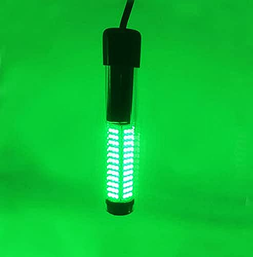 SAMDO 12V LED Green Underwater Fishing Light Lamp 1080 Lumens Fishing Boat Night Light (Green)