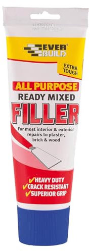 Everbuild All Purpose Ready Mixed Filler – Interior And Exterior Use – Dries White – 330g Tube