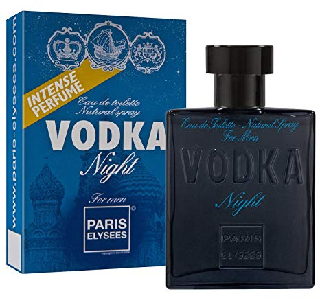PARIS ELYSEES - Vodka Night - Eau de Toilette - Colonia Hombre - Amaderada y Especiada - Naranja y Limón - Perfume hombre - Frasco de 100ml