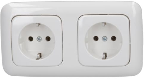 Busch-Jaeger Reflex SI Set 2x Steckdose 20 EUC-214 und 1x Rahmen 2512-214