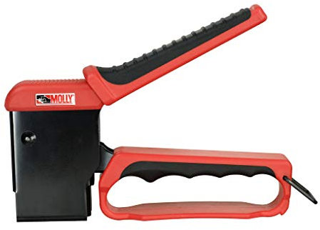 Molly - M71921-XJ Kit de pince + 40 chevilles métalliques à expansion (4 x 33 mm et 5 x 36 mm) et Pince, Roug et Noir