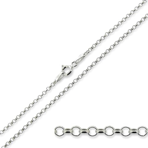 Christopher James of London CJoL - Solid 925 Sterling Silver 30 (76cm) 2mm Wide Belcher Chain In Simple Gift Bag - 4.6g