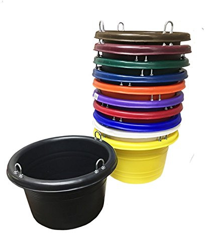 Horsemen's Pride 011 Jolly Pets Feed Tub, Red, One Size