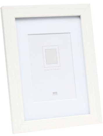Deknudt Frames S66KF1-P1-20.0X25.0 - Cornice quadro / foto Basic, bordi in legno/MDF, colore bianco, 20 x 25 cm