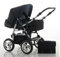 Kombi-Kinderwagen Flash 2 in 1 inkl. Sportsitz und umfangreichem Zubehör in 38 Farben