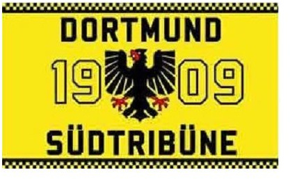 Dortmund - Südtribüne 1909 Fahne (F6)