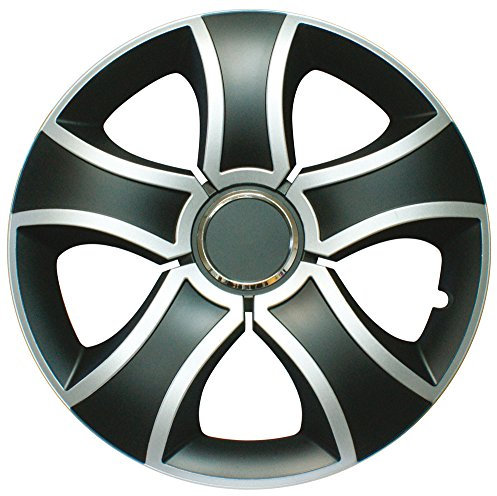 CORA 41745 Set 4 Copricerchi Universali Alulook bis Mix Copricerchi, 15, Set di 4