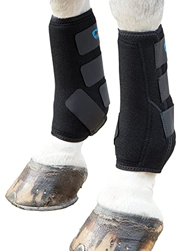 Shires Arma Breathable Sports Horse Boots in Black Full, Black