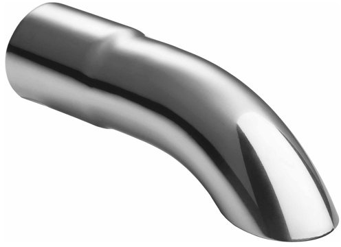 Ulter Sport Endrohr - Rund Ø60xL225mm Curve – Anschluß ->60mm Edelstahl | Anschluß ->60mm Edelstahl