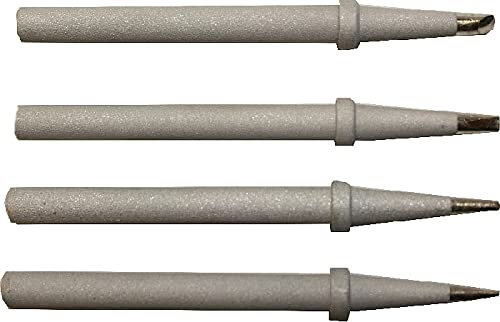 edi-tronic 4 Lötspitzen für Lötstation Lötkolben ZD99 ZD98 ZD8906 ZD8906L mit 48W