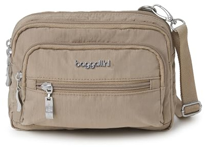 Baggallini womens Triple Zip Bagg Convertible Cross Body, Beach, One Size US