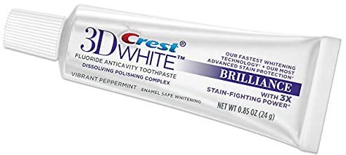 Crest 3d White Fluoride Anticavity Toothpaste Mesmerizing Mint- 0.85 Oz