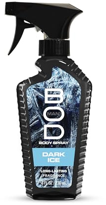 BOD man Fragrance Body Spray, Dark Ice, 8 fl oz