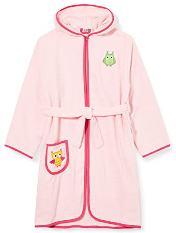 Playshoes Unisex barn frottébadrock morgonrock, Uggla, 98-104