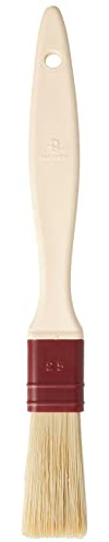 Matfer E440 Flat Bristles, Matfer Pastry Brush, 2.5 cm, Natural, White