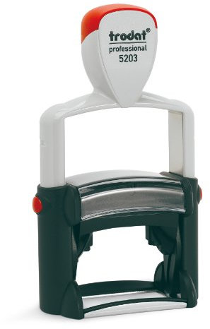 trodat 5203 Professional Taschenstempel für maximal 7 Zeilen, 49 x 28 mm