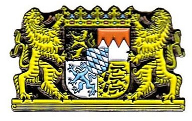 FahnenMax® Pin Anstecker Freistaat Bayern Löwen Wappen