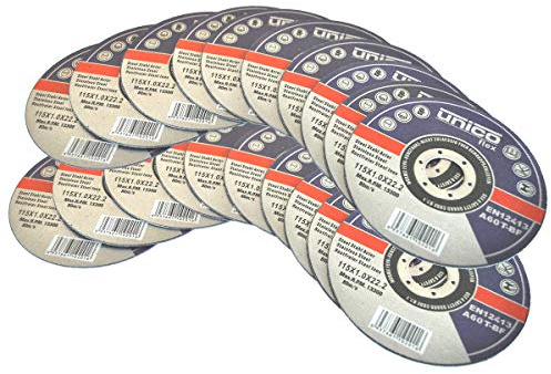 20 Trennscheiben Ø 115mm x 1.0mm für Winkelschleifer Stahl Edelstahl Flexscheibe Inox Metall