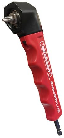 Milescraft 1303 90 Grad Winkelvorsatz/Winkelschrauber – Rechtwicnkliger Bohrer – Winkelgetriebe Bohraufsatz mit 6,3 mm Sechskantschaft