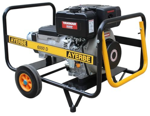 Ayerbe generadores diesel - Generador ay-6000 arranque manual diesel
