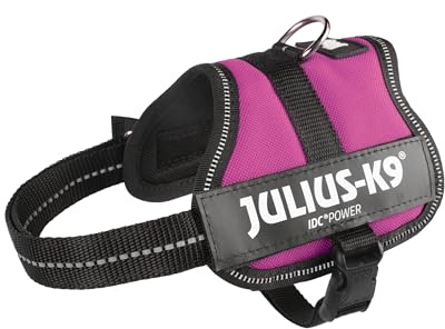 K9 Powergeschirr, Größe: 2XS/Baby 2, Dunkelpink