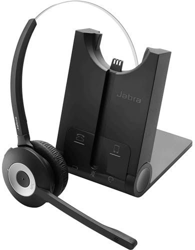 Jabra Pro 925 Bluetooth On-Ear Mono Headset - HD Voice and Noise-Cancellation with All-Day Battery - Optimised for use with Desk Phones and Mobile Devices in UK/HK/SG Regions