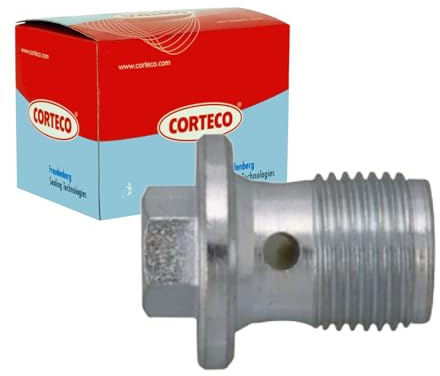 Corteco 220140S Vis-Bouchon, Carter d'huile | Compatible avec: ALFA ROMEO GIULIETTA, MITO, CADILLAC BLS, BLS Wagon, FIAT 500L, BRAVO II, DOBLO Bus, DOBLO Cargo