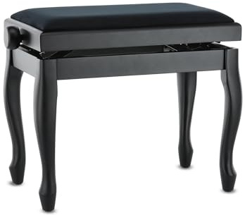 GEWA Pianobank Deluxe Classic, schwarz matt