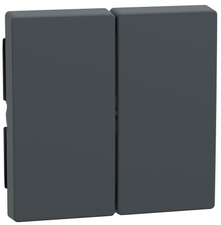 Schneider Electric Merten Wippe, 433514 | Für Serien-, Doppelwechselschalter- und Doppeltaster-Einsatz, System M, IP20, anthrazit, 1 Stück