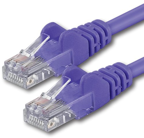 1aTTack.de 20m - purple - 1 piece - CAT.6 CAT6 Ethernet LAN network cable 1000 Mbit/s patch cable
