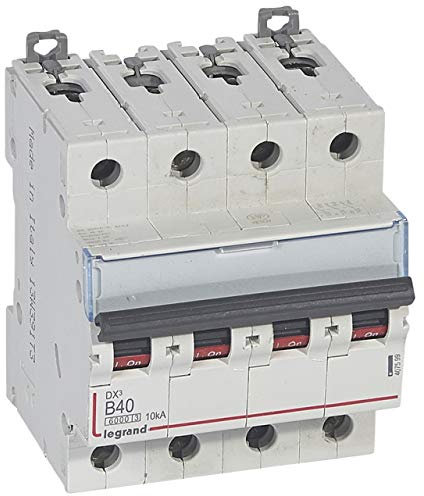 Disjoncteur DX³6000-4P 400V~ 40A - courbe B - 4 modules