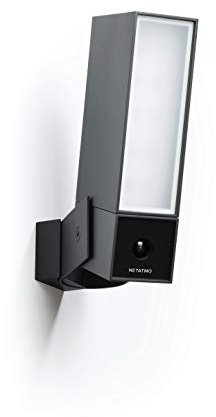 Netatmo Telecamera Wifi Esterno, Luce integrata, Sensore di Movimento, Visione notturna, Senza abbonamenti, NOC-IT