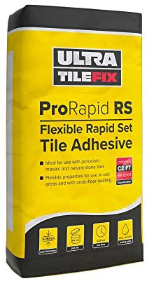 ULTRA Rapid Set Flexible Adhesive - Single Bags (White)