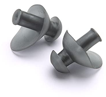 Speedo Unisex Erwachsene Ergo Schwimm-Ohrstöpsel | Wasserdicht | Ohrenschutz Trainingshilfen, Translucent Dark Smoke, Einheitsgröße